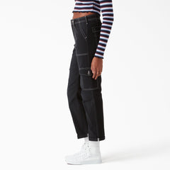 Women's Skinny Fit Cuffed Cargo Pants | Dickies