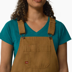 Women's Relaxed Fit Bib Shortalls, 7" | Dickies