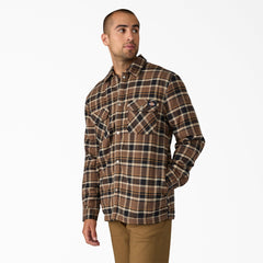 Water Repellent Fleece-Lined Flannel Shirt Jacket | Dickies