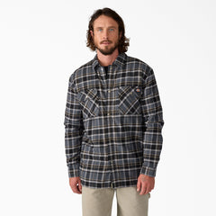 Water Repellent Fleece-Lined Flannel Shirt Jacket | Dickies