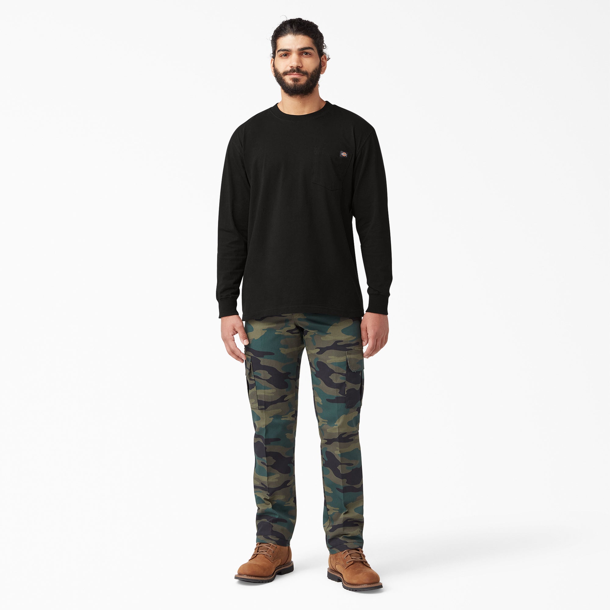 Heavyweight Long Sleeve Pocket T-Shirt | Dickies