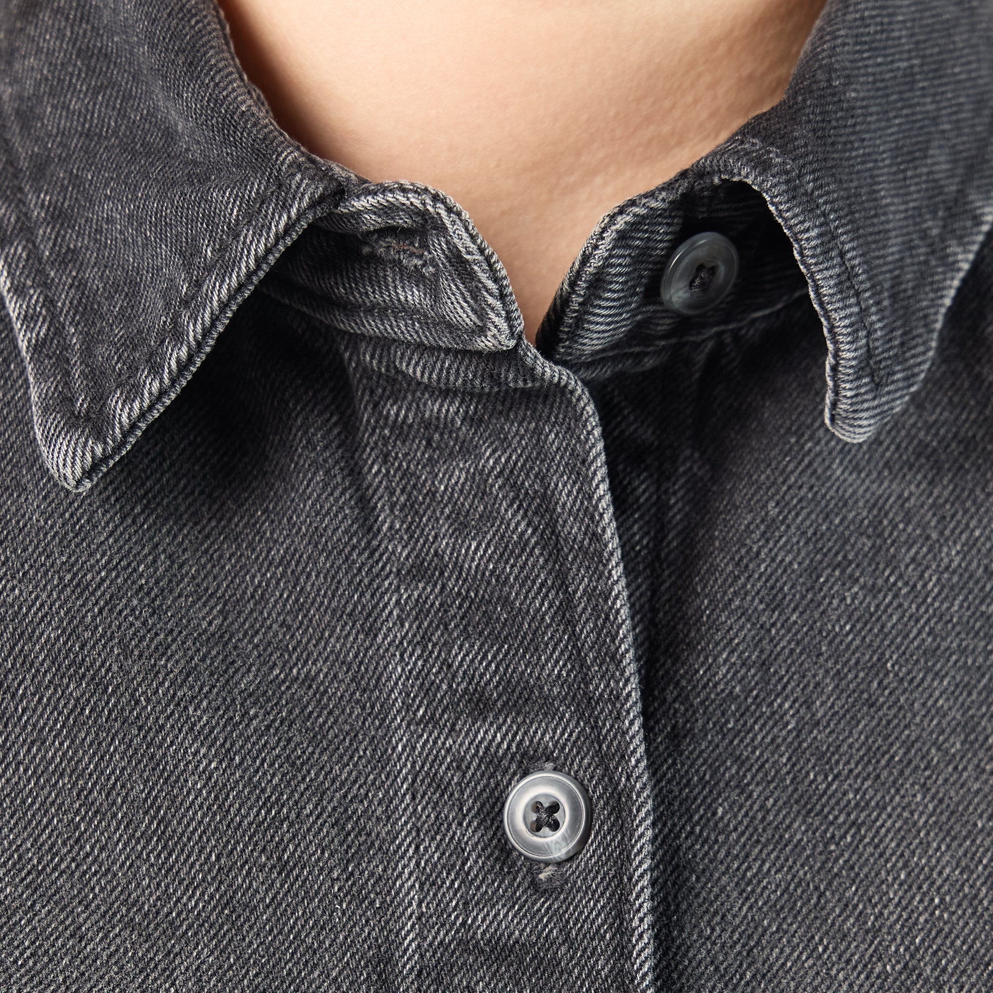 Women's Cropped Denim Work Shirt | Dickies
