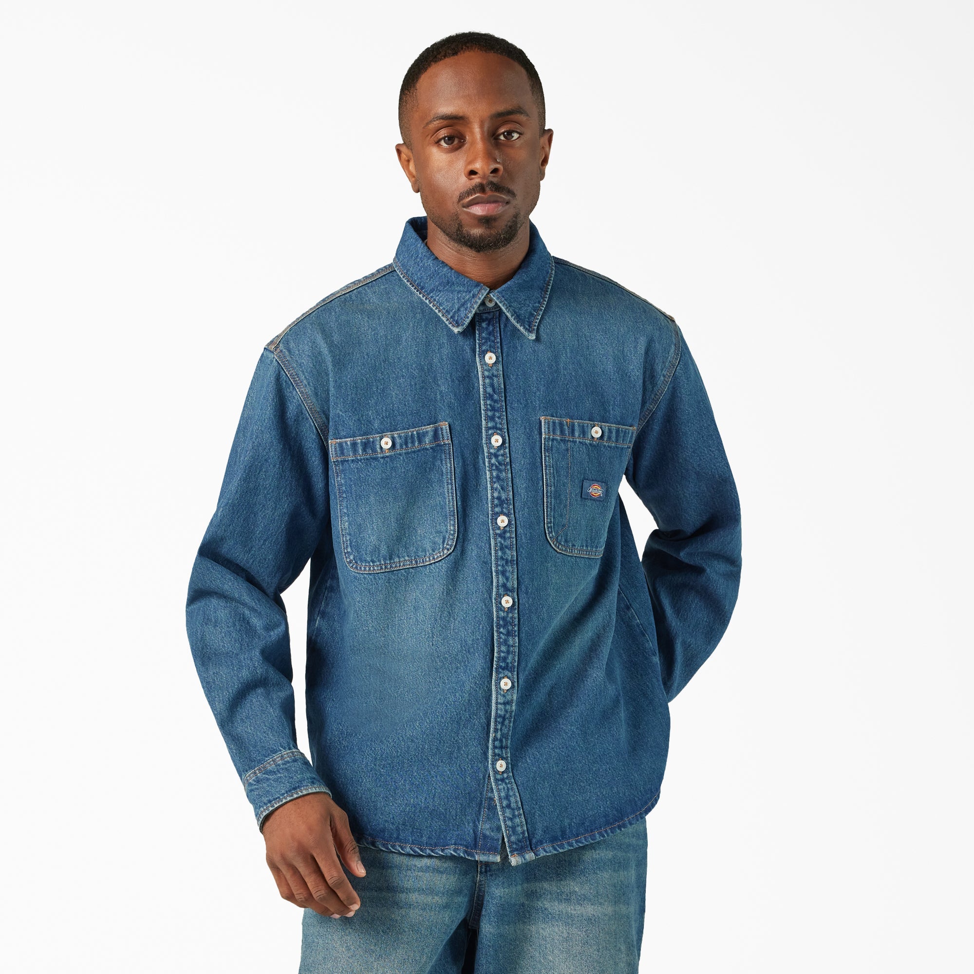 Khaki Tinted Blue (L23),S