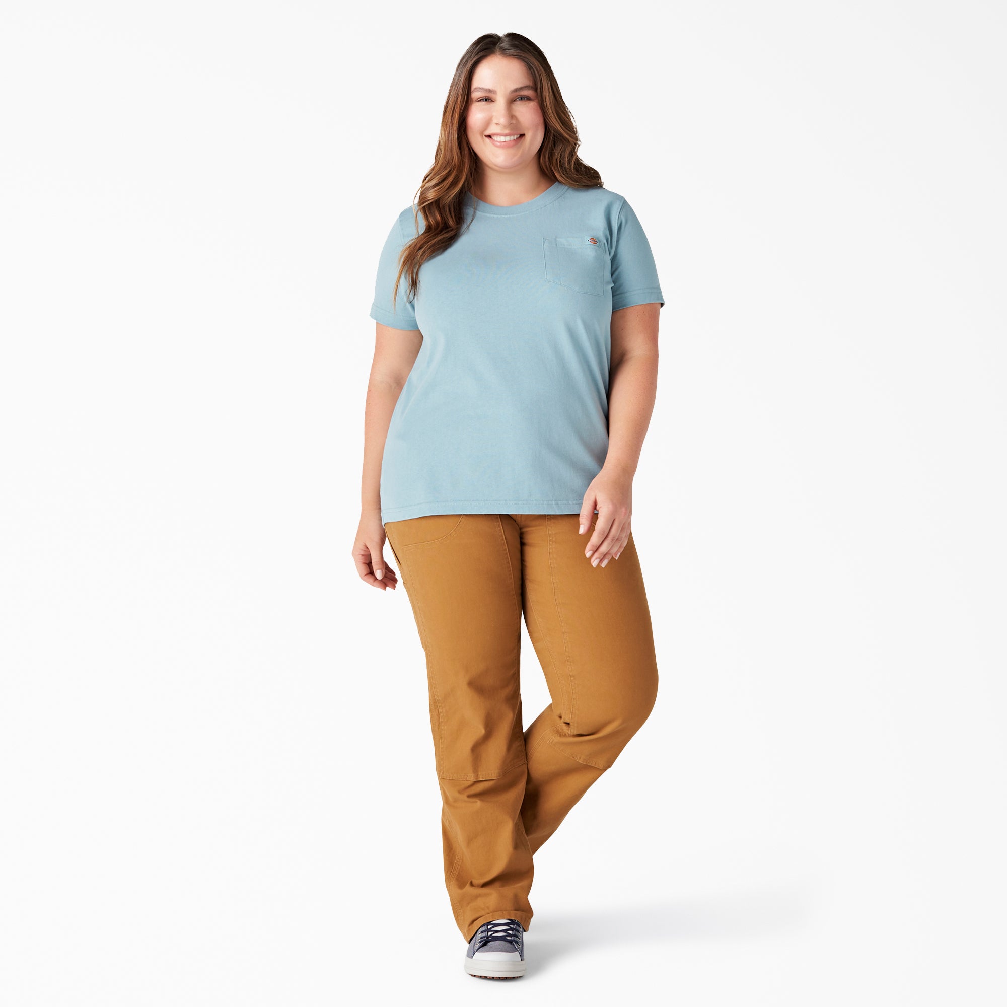 Women's Plus Heavyweight Short Sleeve Pocket T-Shirt | Dickies