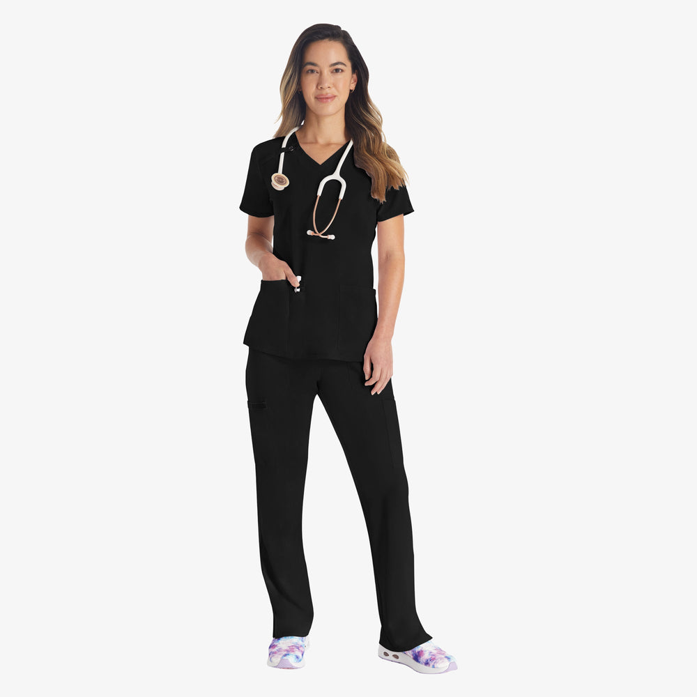 Women's EDS Essentials V-Neck Scrub Top | Dickies
