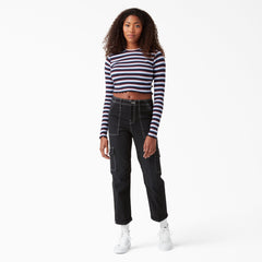 Women's Skinny Fit Cuffed Cargo Pants | Dickies