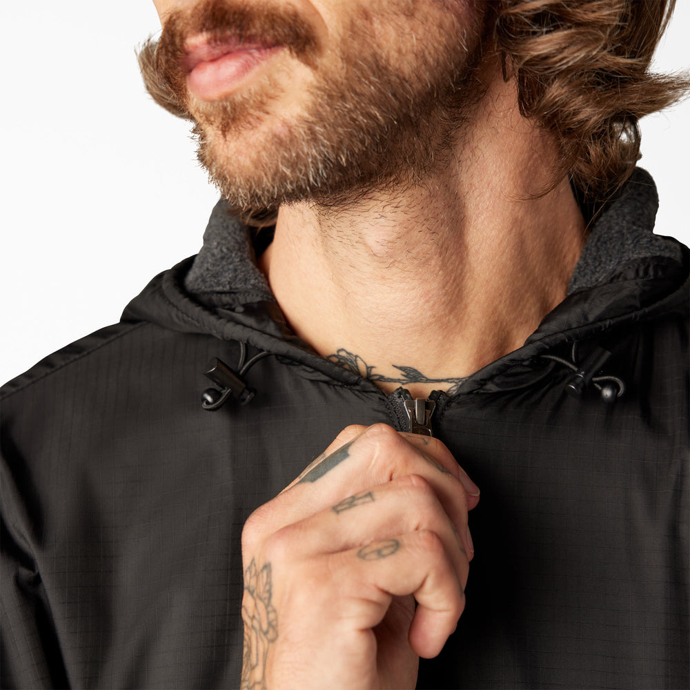 Fleece Lined Nylon Hooded Jacket | Dickies