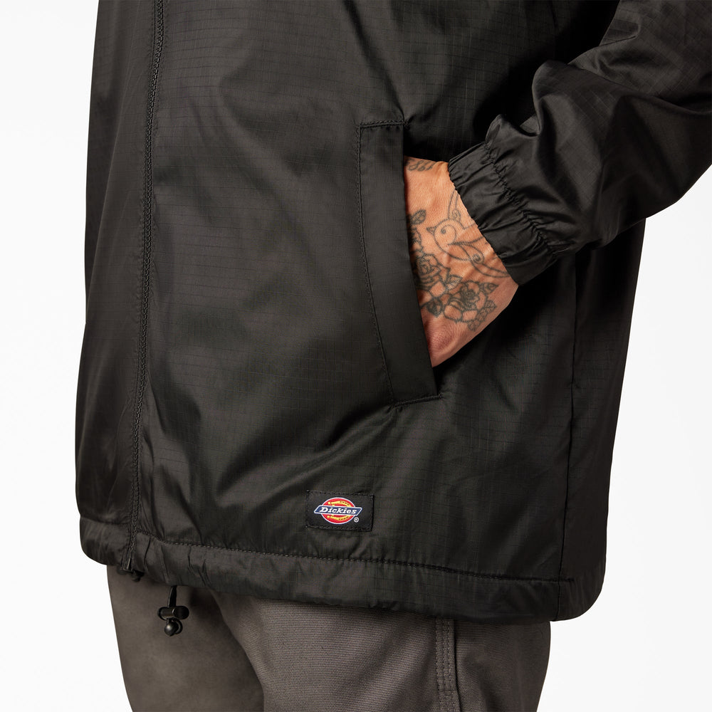 Fleece Lined Nylon Hooded Jacket | Dickies