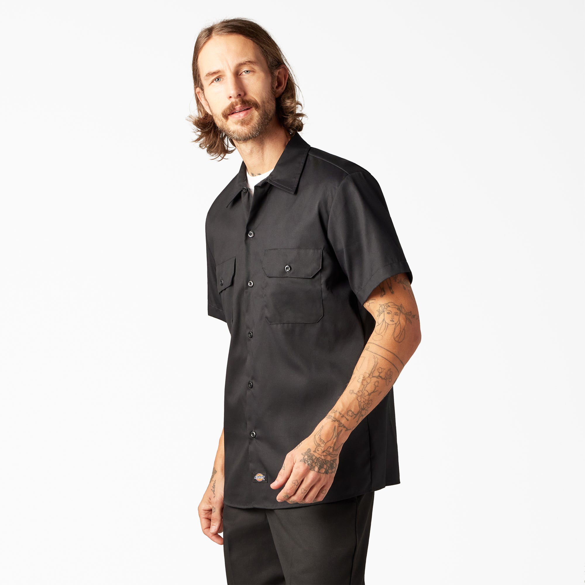 FLEX Slim Fit Short Sleeve Work Shirt | Dickies