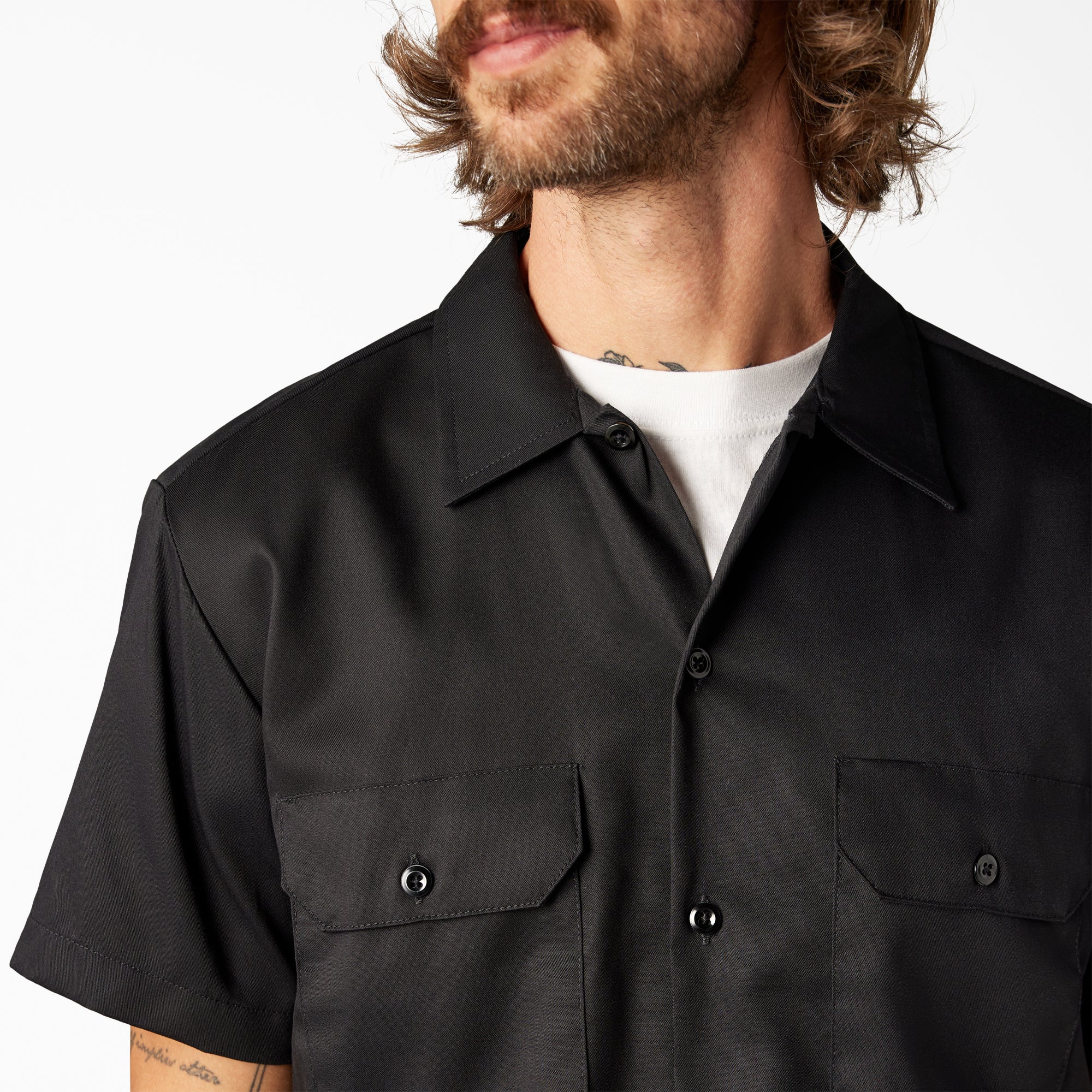 FLEX Slim Fit Short Sleeve Work Shirt | Dickies