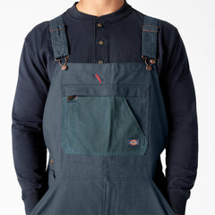 Waxed Canvas Double Front Bib Overalls | Dickies