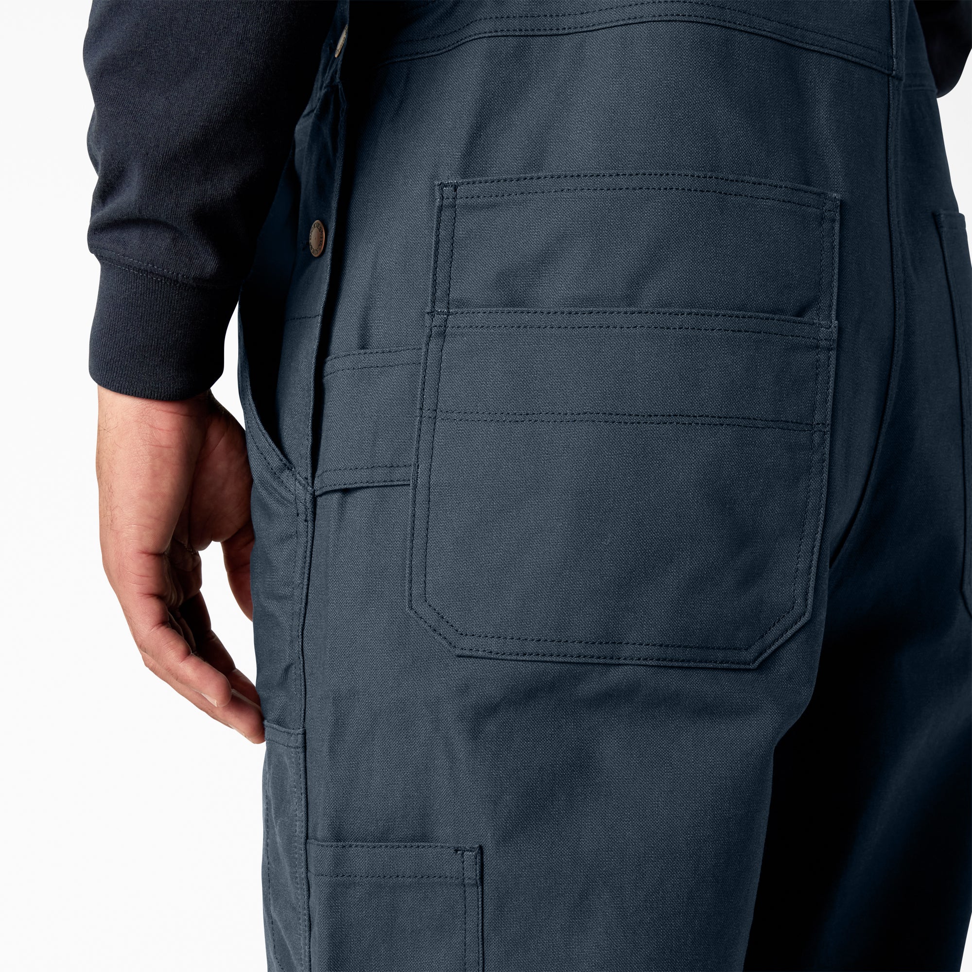 Waxed Canvas Double Front Bib Overalls | Dickies