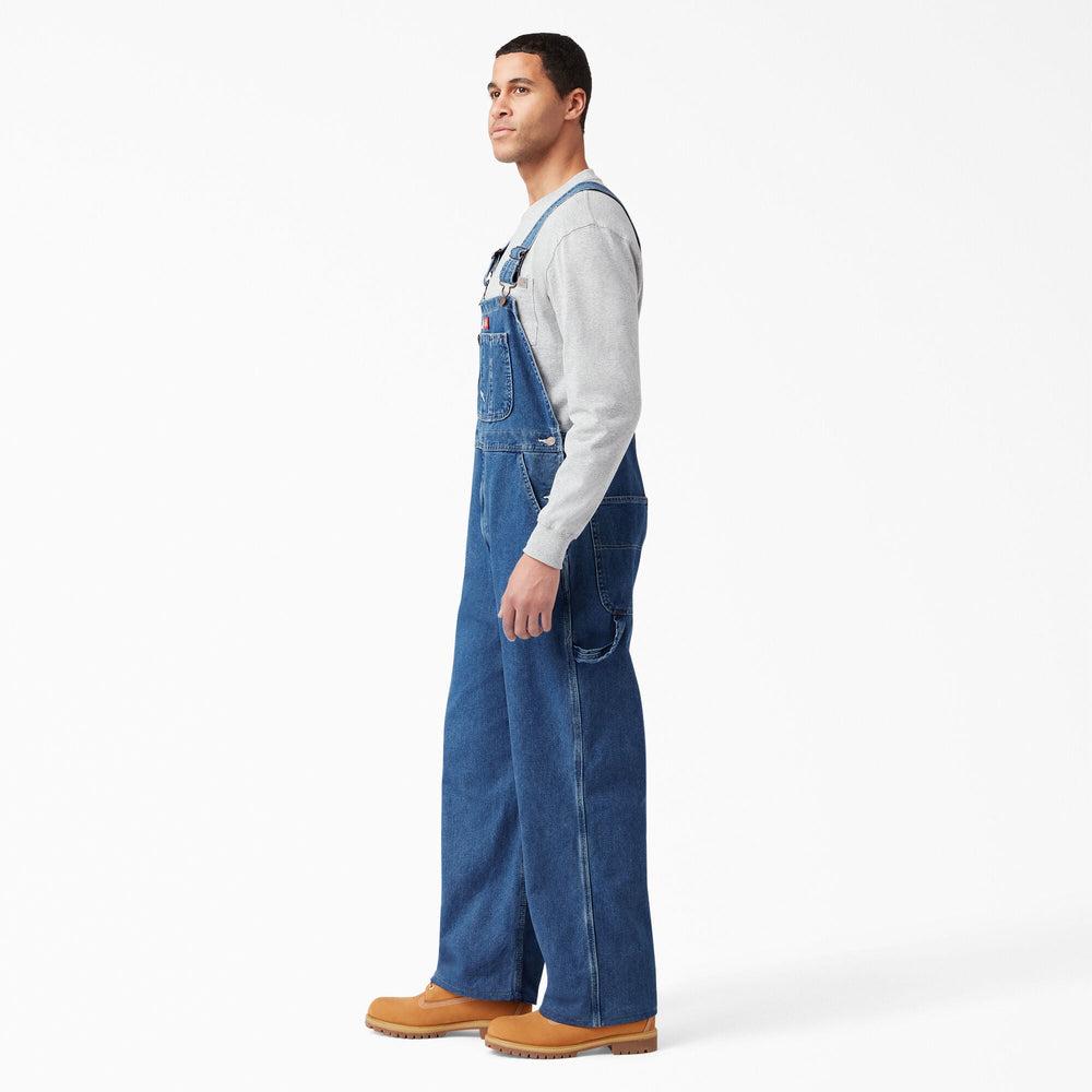 Stonewashed Indigo Bib Overalls | Dickies