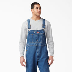 Stonewashed Indigo Bib Overalls | Dickies