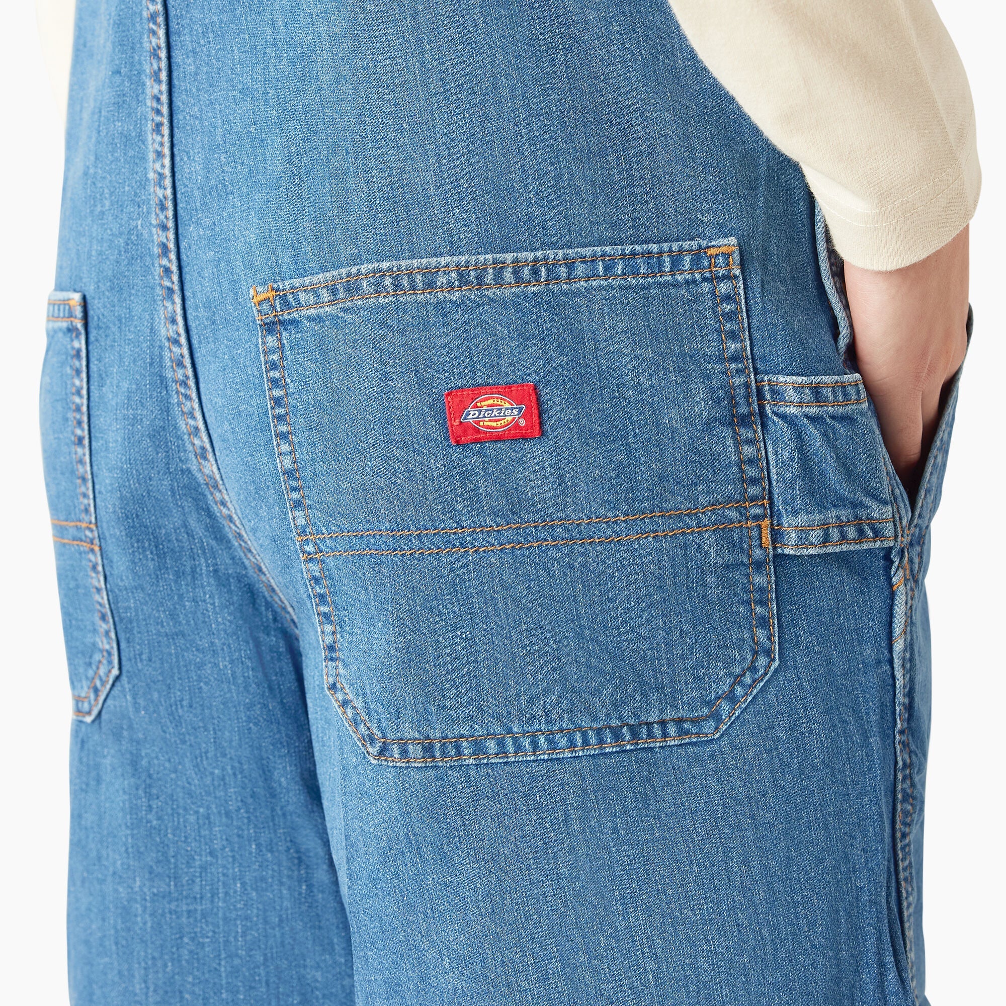 Women's Relaxed Fit Bib Shortalls, 7" | Dickies