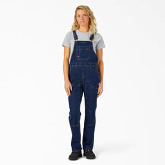 Women's Straight Fit Denim Double Front Bib Overalls | Dickies