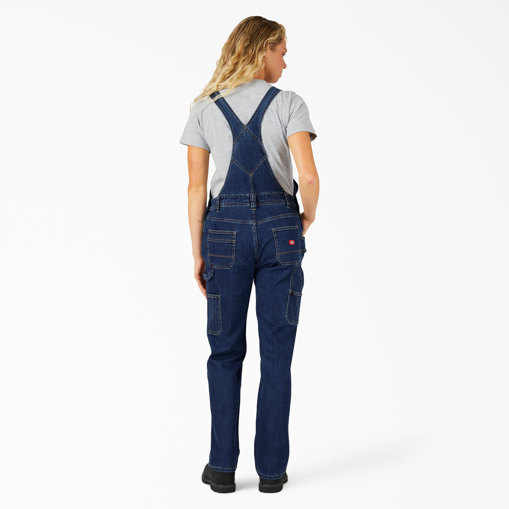 Women's Straight Fit Denim Double Front Bib Overalls | Dickies