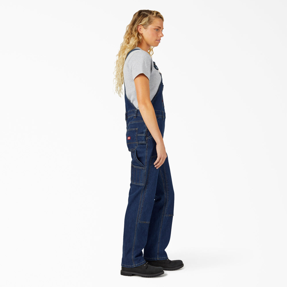 Women's Straight Fit Denim Double Front Bib Overalls | Dickies