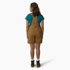Women's Relaxed Fit Bib Shortalls, 7" | Dickies