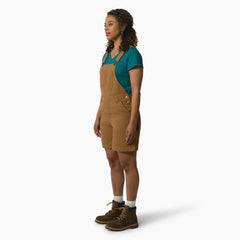 Women's Relaxed Fit Bib Shortalls, 7" | Dickies