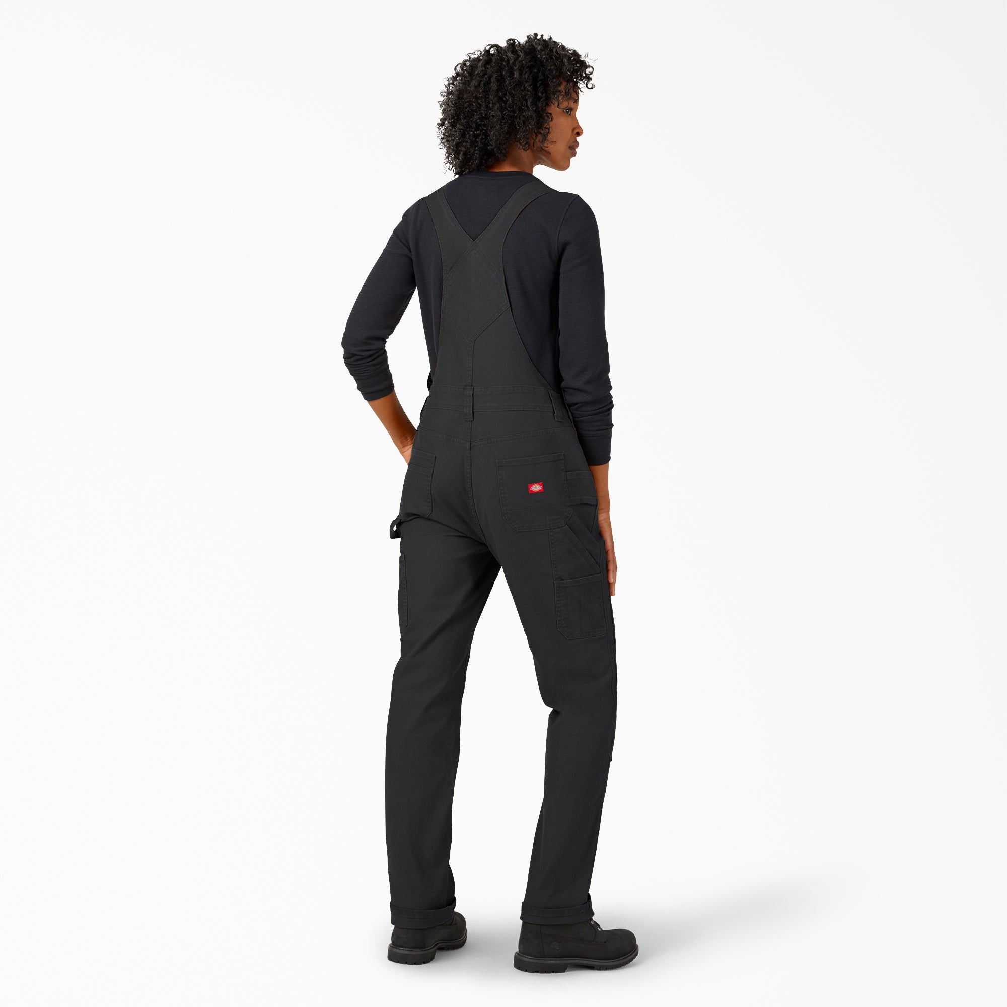 Women's Straight Fit Duck Double Front Bib Overalls | Dickies