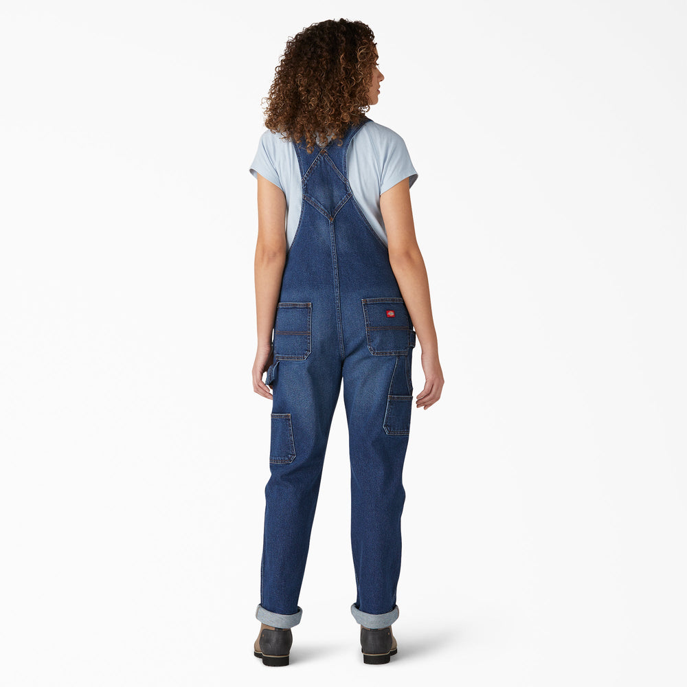 Women's Denim Boyfriend Fit Bib Overalls | Dickies