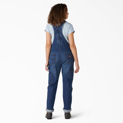 Women's Denim Boyfriend Fit Bib Overalls | Dickies