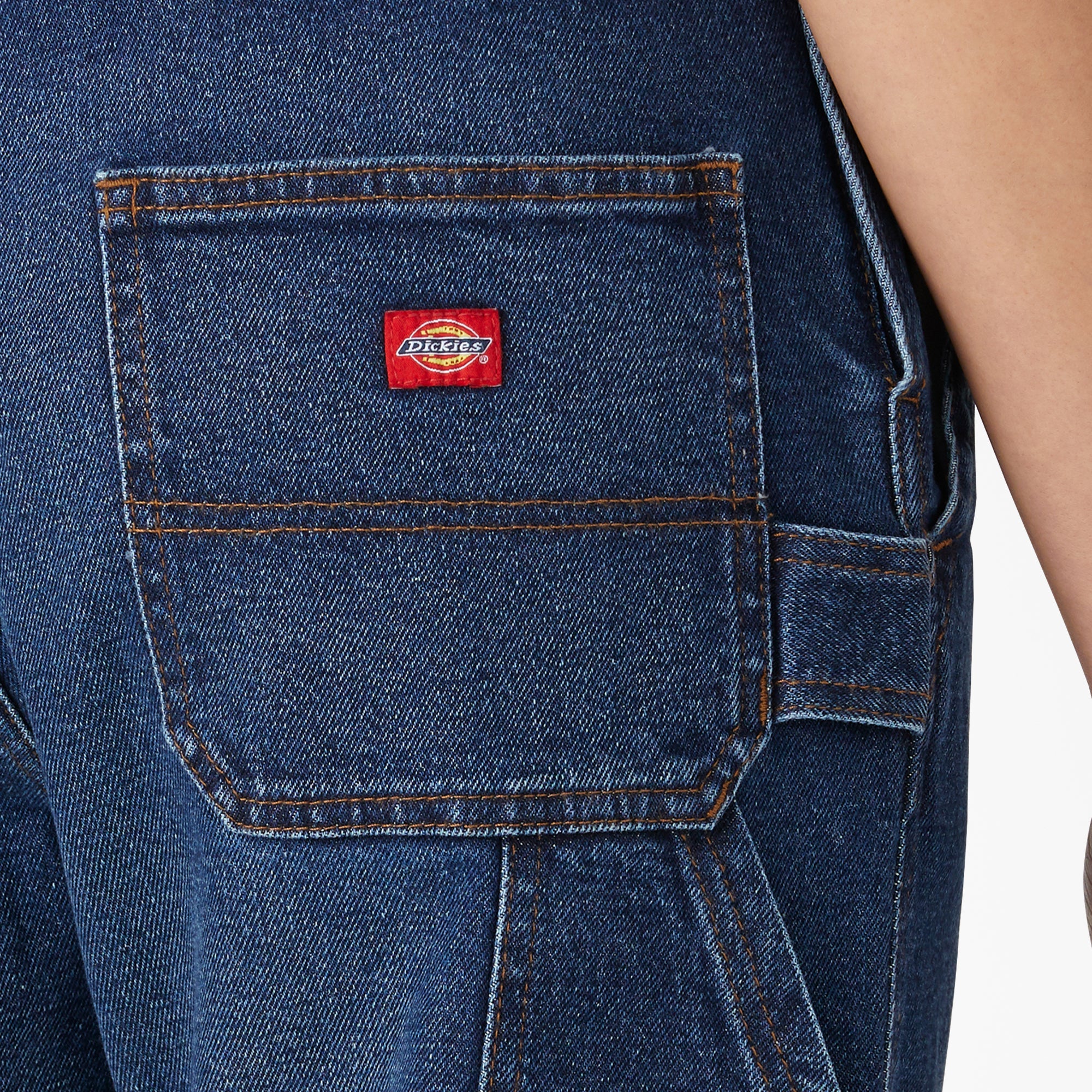 Women's Denim Boyfriend Fit Bib Overalls | Dickies