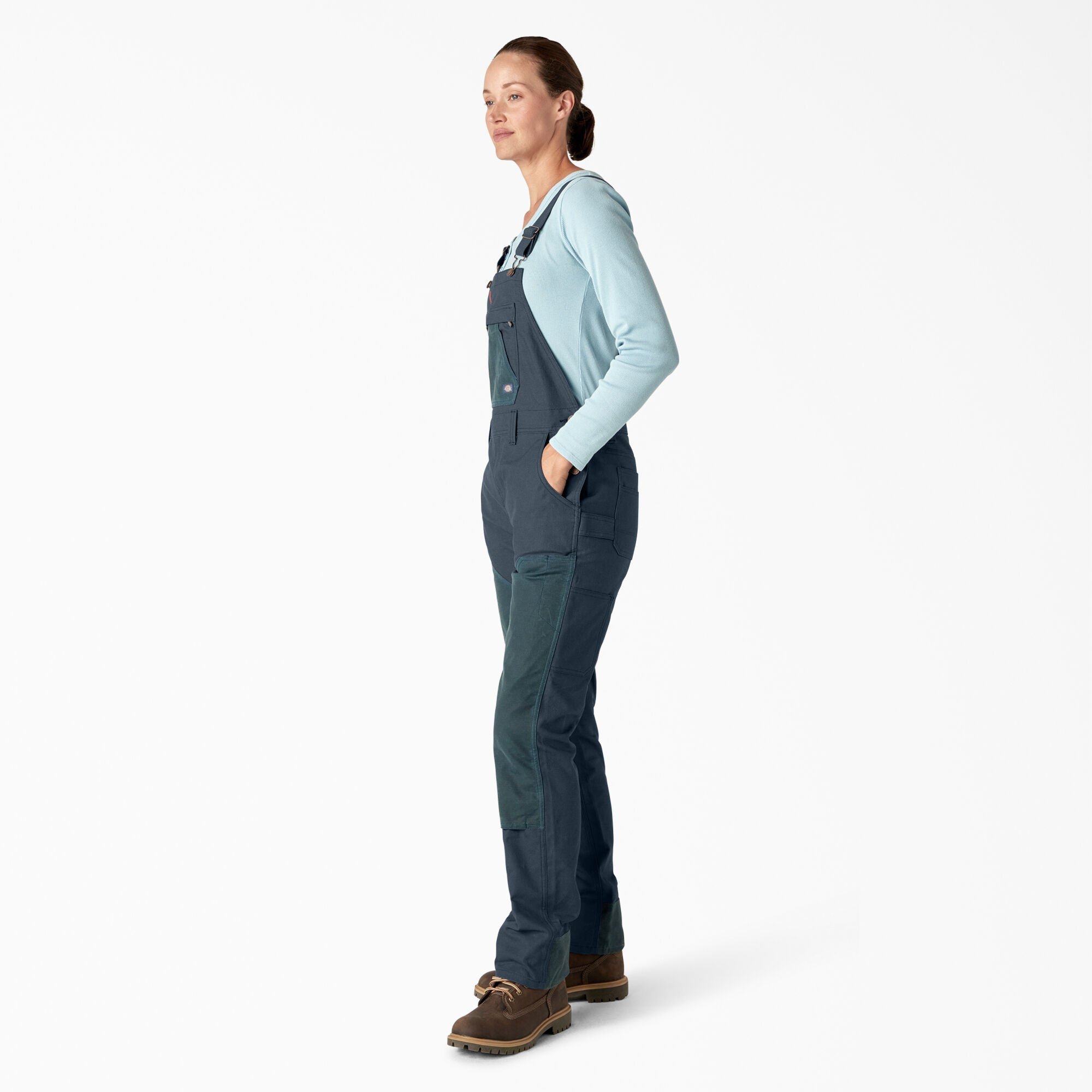 Women's Relaxed Fit Waxed Canvas Bib Overalls | Dickies