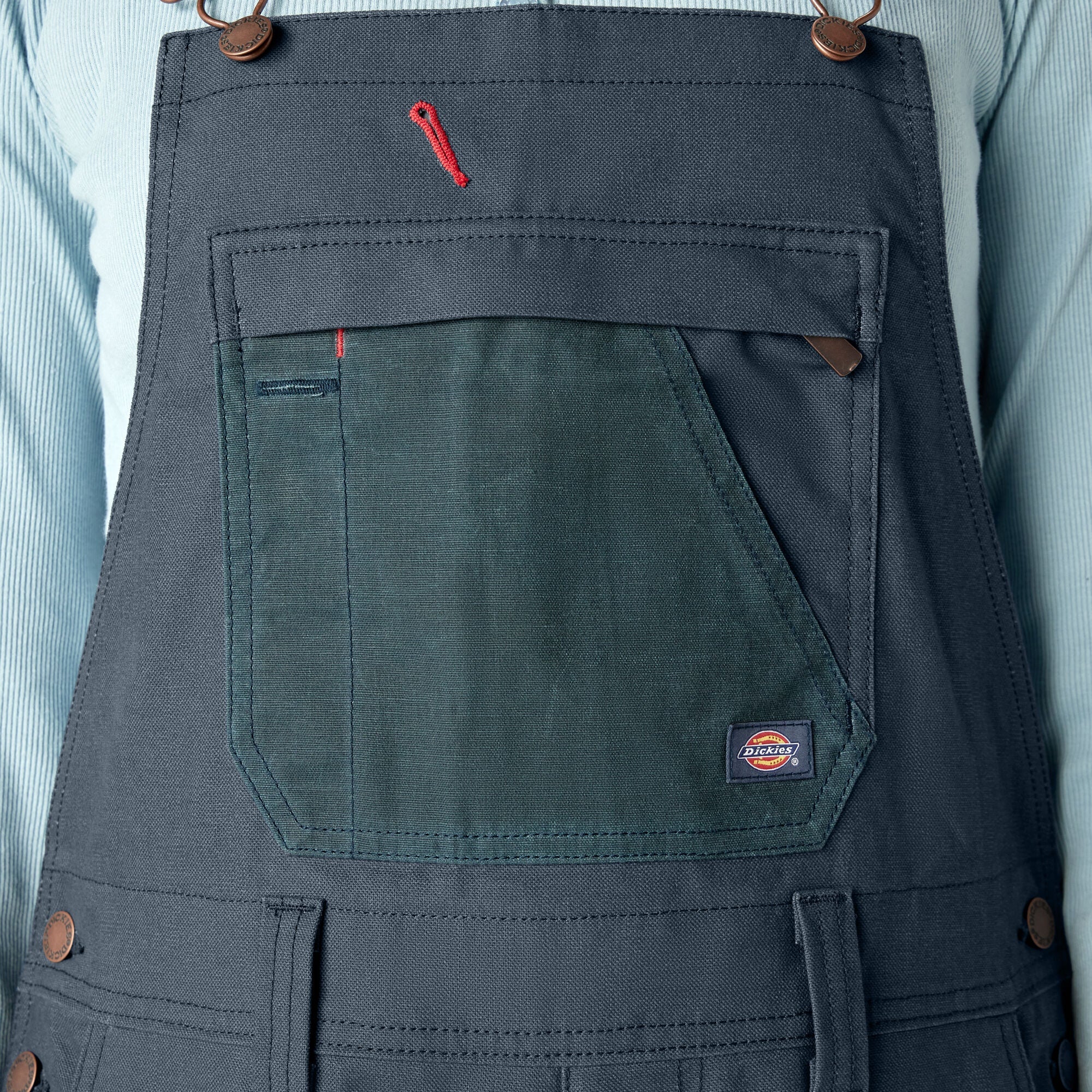 Women's Relaxed Fit Waxed Canvas Bib Overalls | Dickies