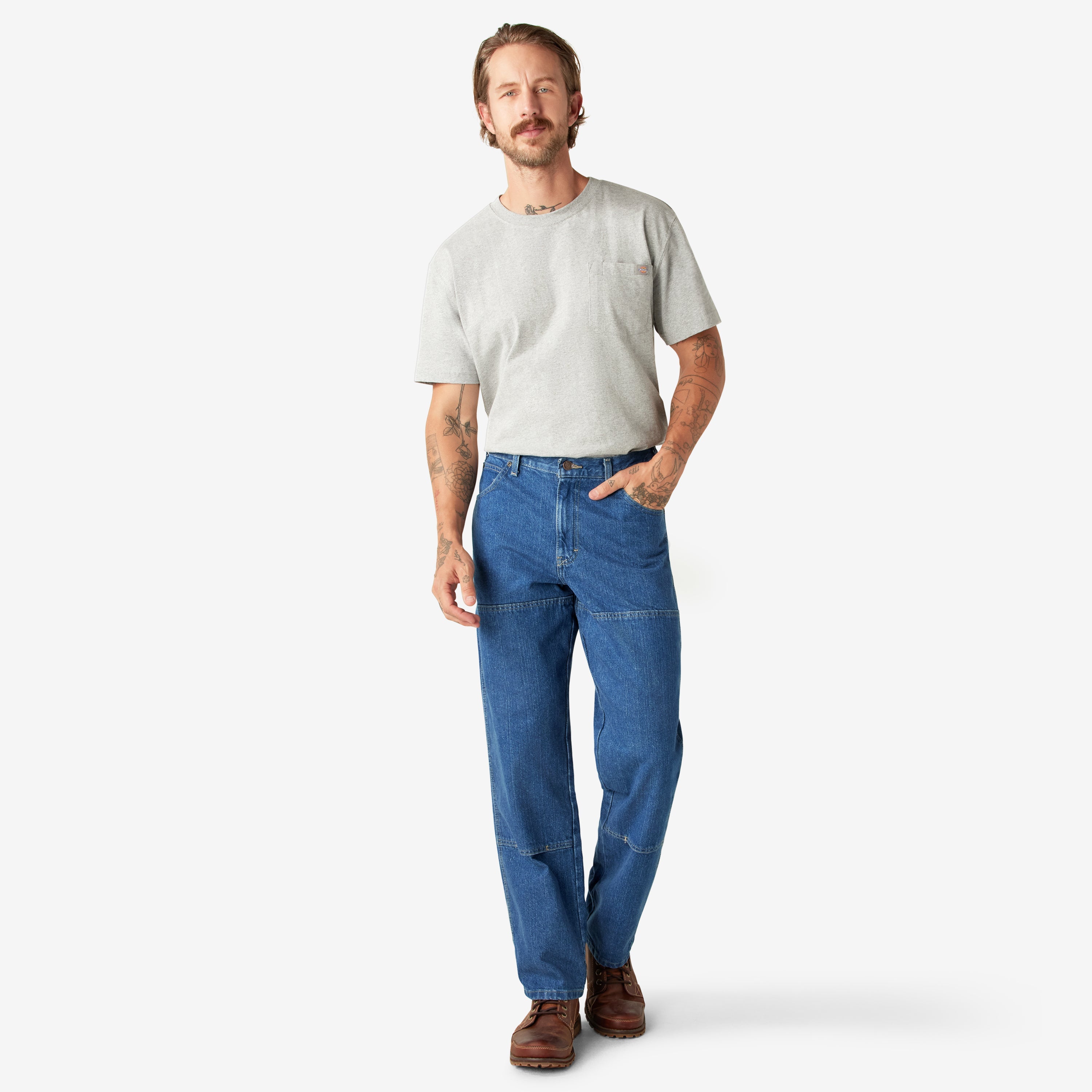 Relaxed Fit Double Knee Jeans | Dickies