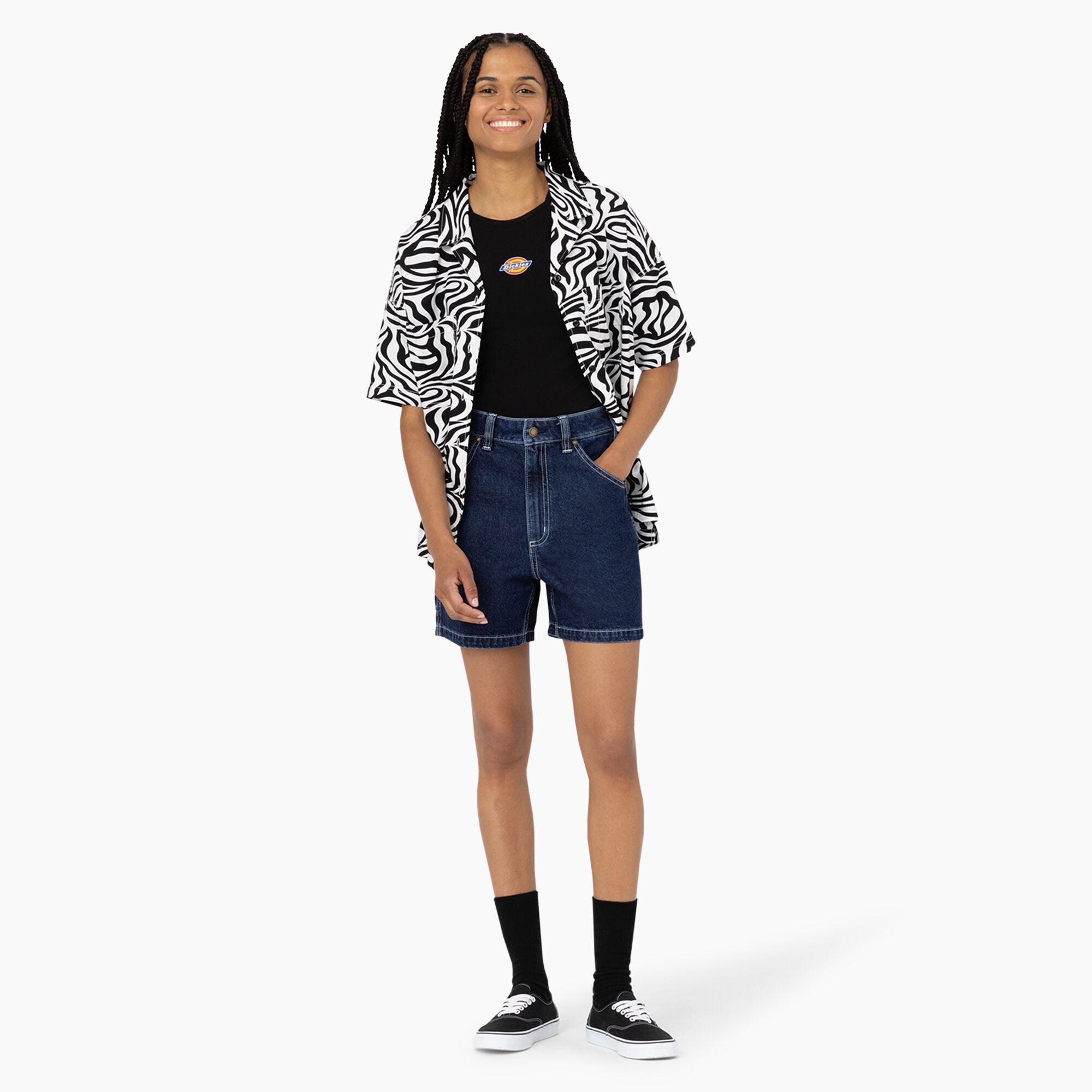 Women's Carpenter Jean Shorts, 5" | Dickies