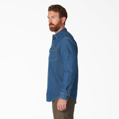 FLEX Denim Long Sleeve Shirt | Dickies