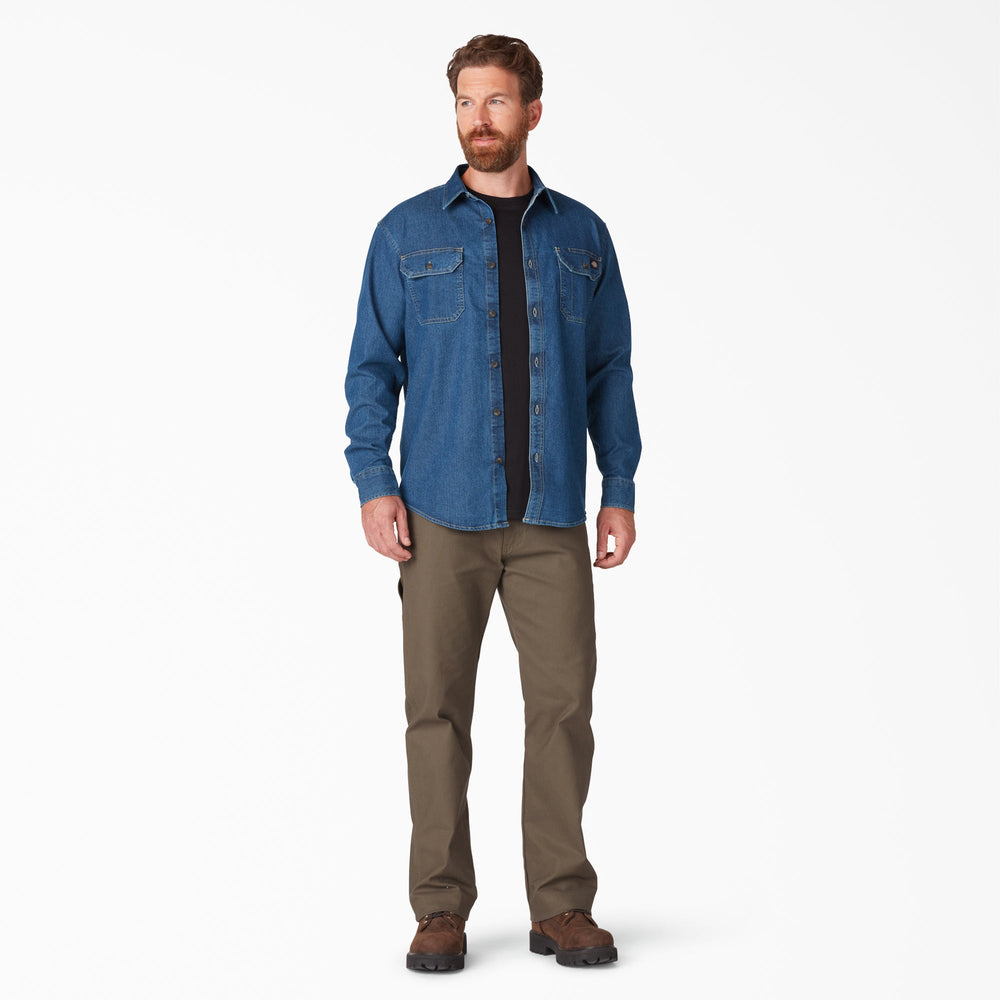 FLEX Denim Long Sleeve Shirt | Dickies