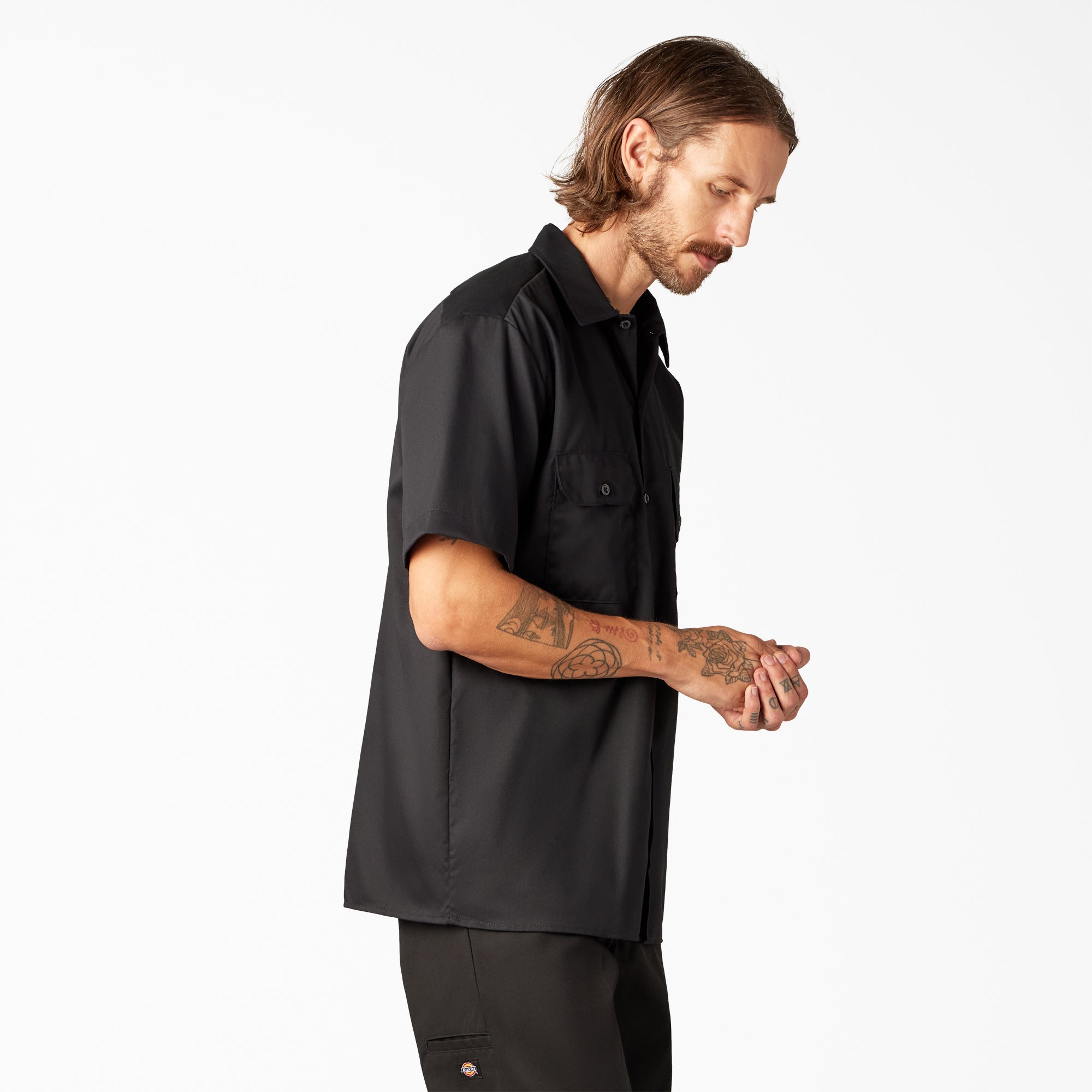 FLEX Relaxed Fit Short Sleeve Work Shirt | Dickies