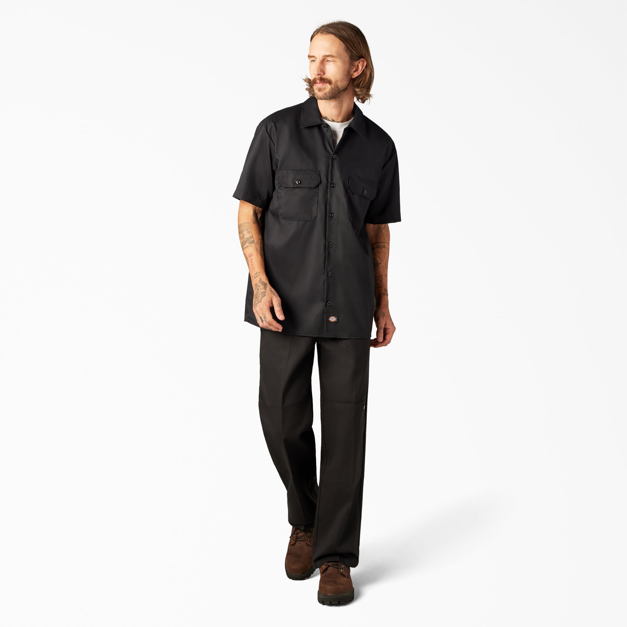 FLEX Relaxed Fit Short Sleeve Work Shirt | Dickies