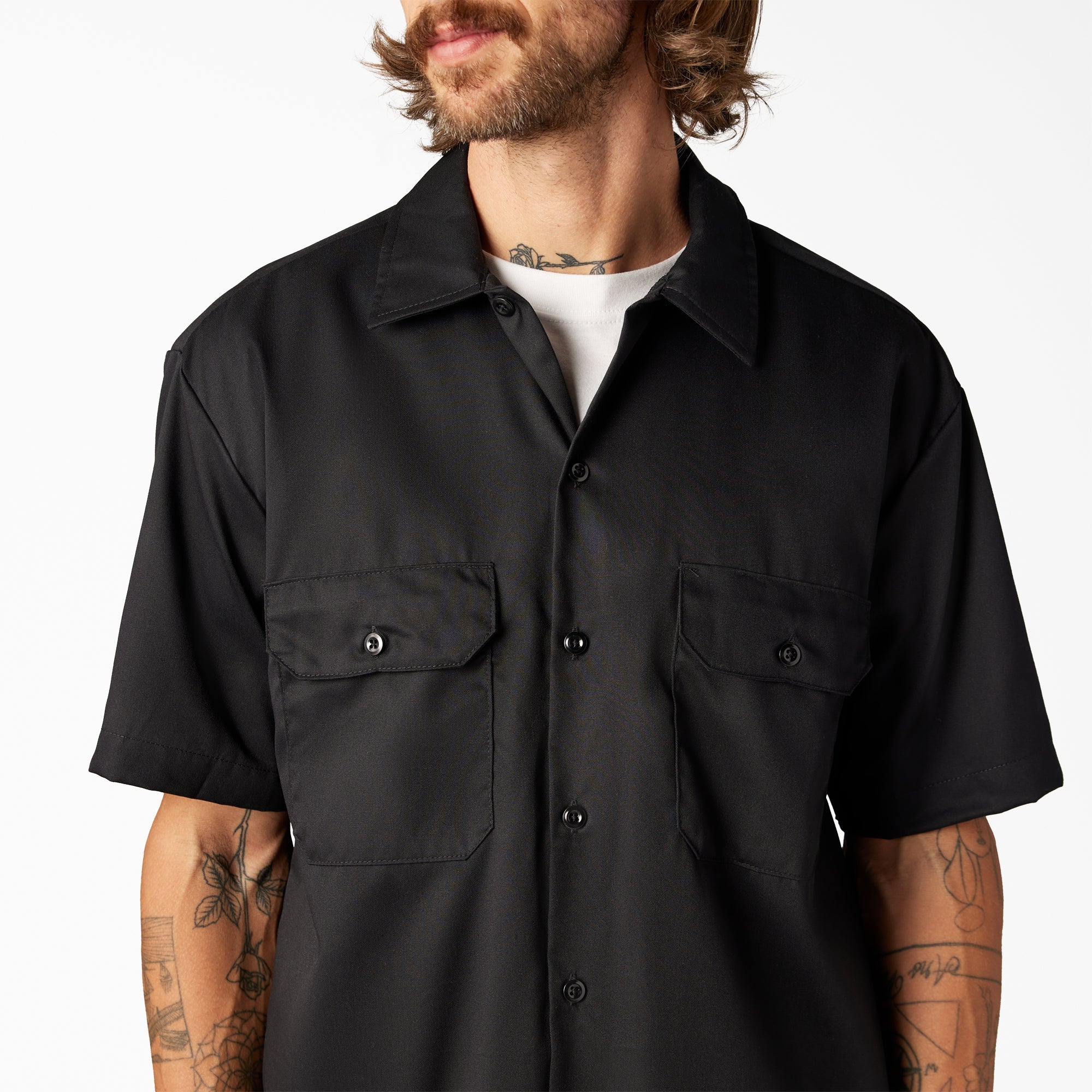 FLEX Relaxed Fit Short Sleeve Work Shirt | Dickies