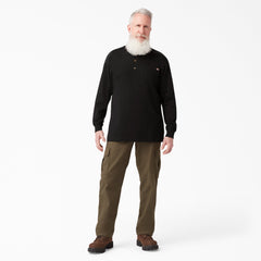 Heavyweight Long Sleeve Henley T-Shirt | Dickies