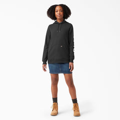 Women's Water Repellent Sleeve Logo Hoodie | Dickies
