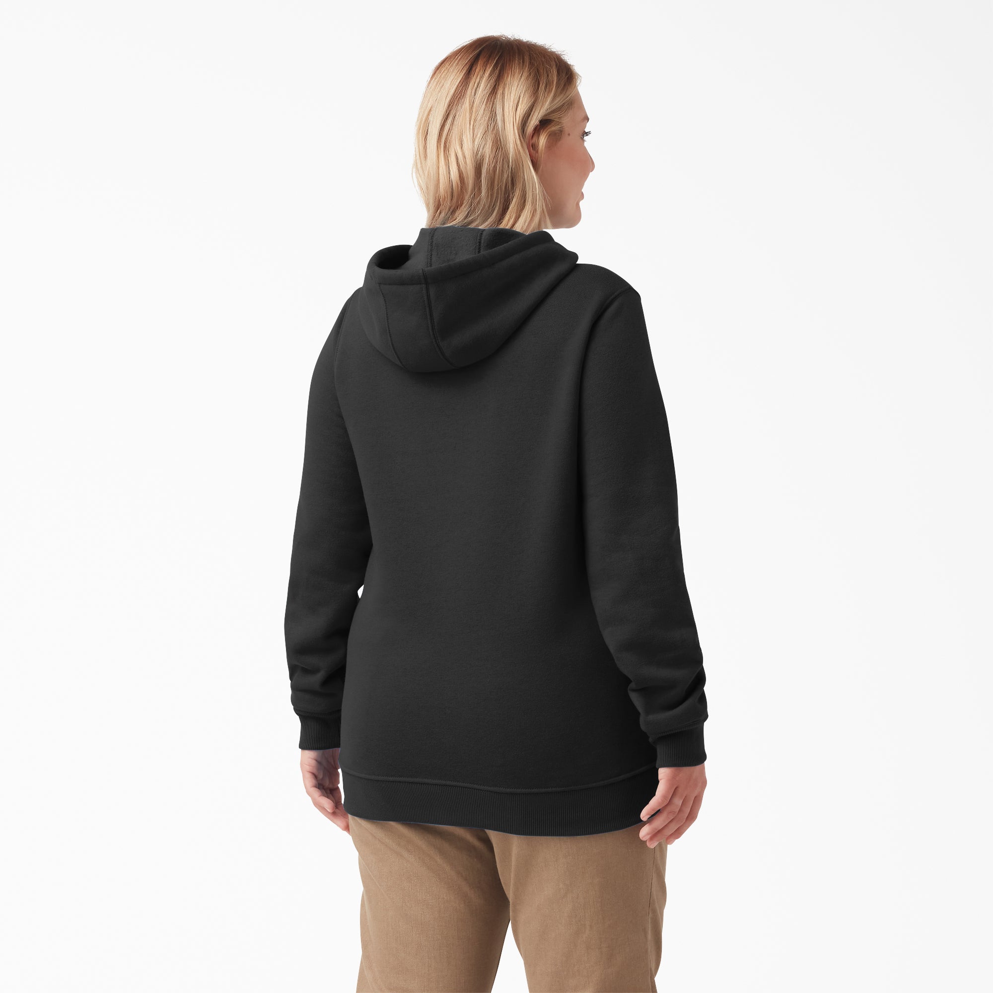 Women's Plus Water Repellent Sleeve Logo Hoodie | Dickies