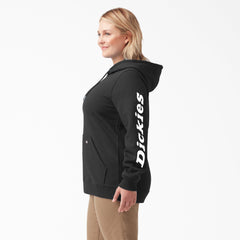 Women's Plus Water Repellent Sleeve Logo Hoodie | Dickies