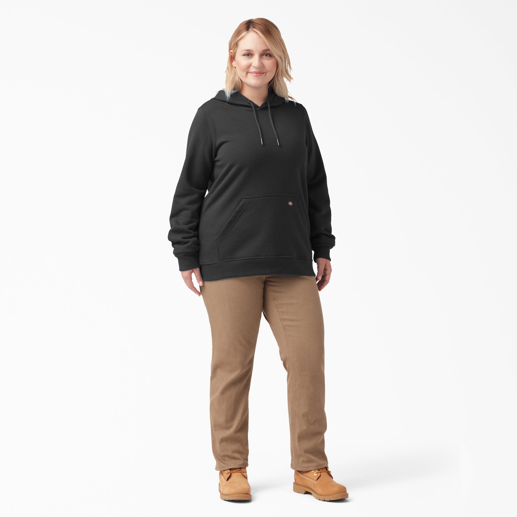 Women's Plus Water Repellent Sleeve Logo Hoodie | Dickies