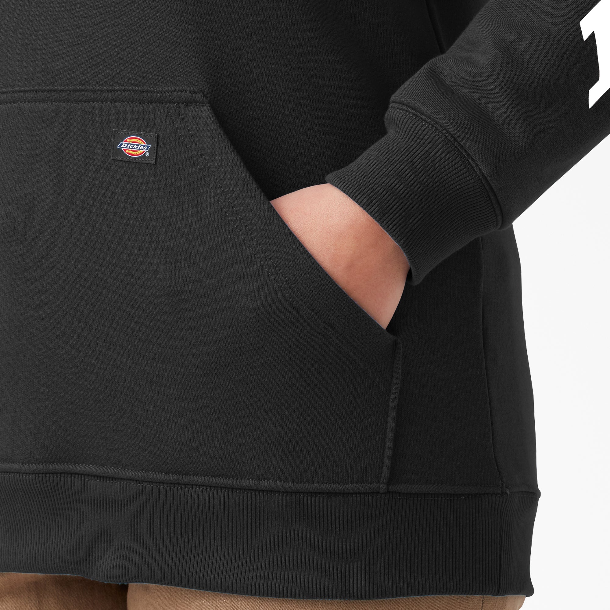 Women's Plus Water Repellent Sleeve Logo Hoodie | Dickies