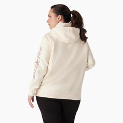Women's Plus Water Repellent Sleeve Logo Hoodie | Dickies