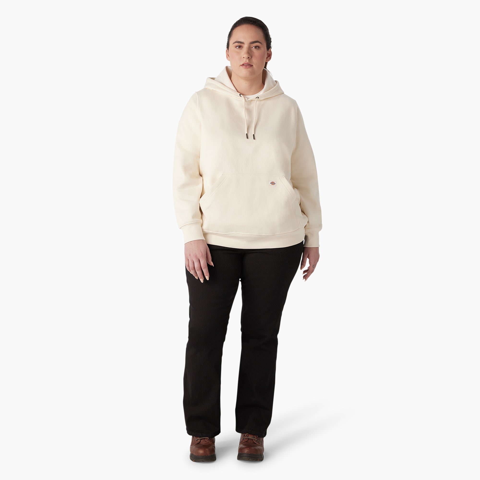 Women's Plus Water Repellent Sleeve Logo Hoodie | Dickies