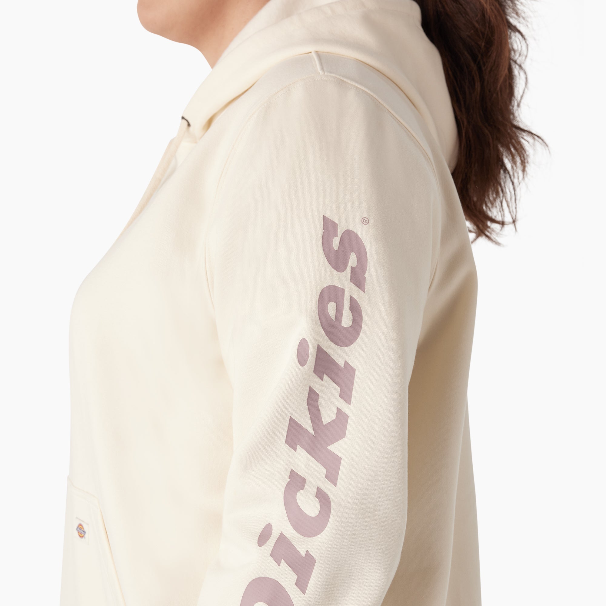 Women's Plus Water Repellent Sleeve Logo Hoodie | Dickies