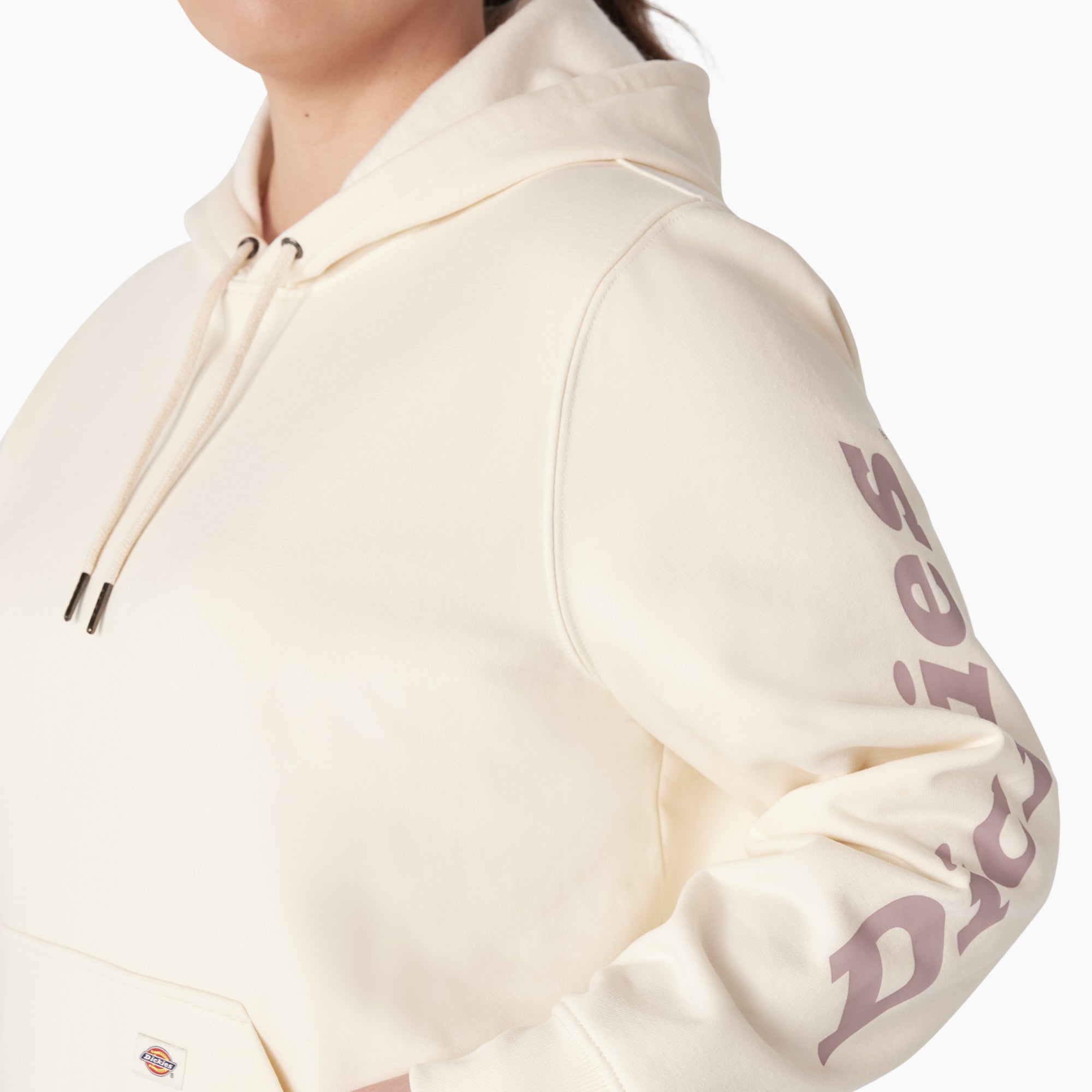 Women's Plus Water Repellent Sleeve Logo Hoodie | Dickies