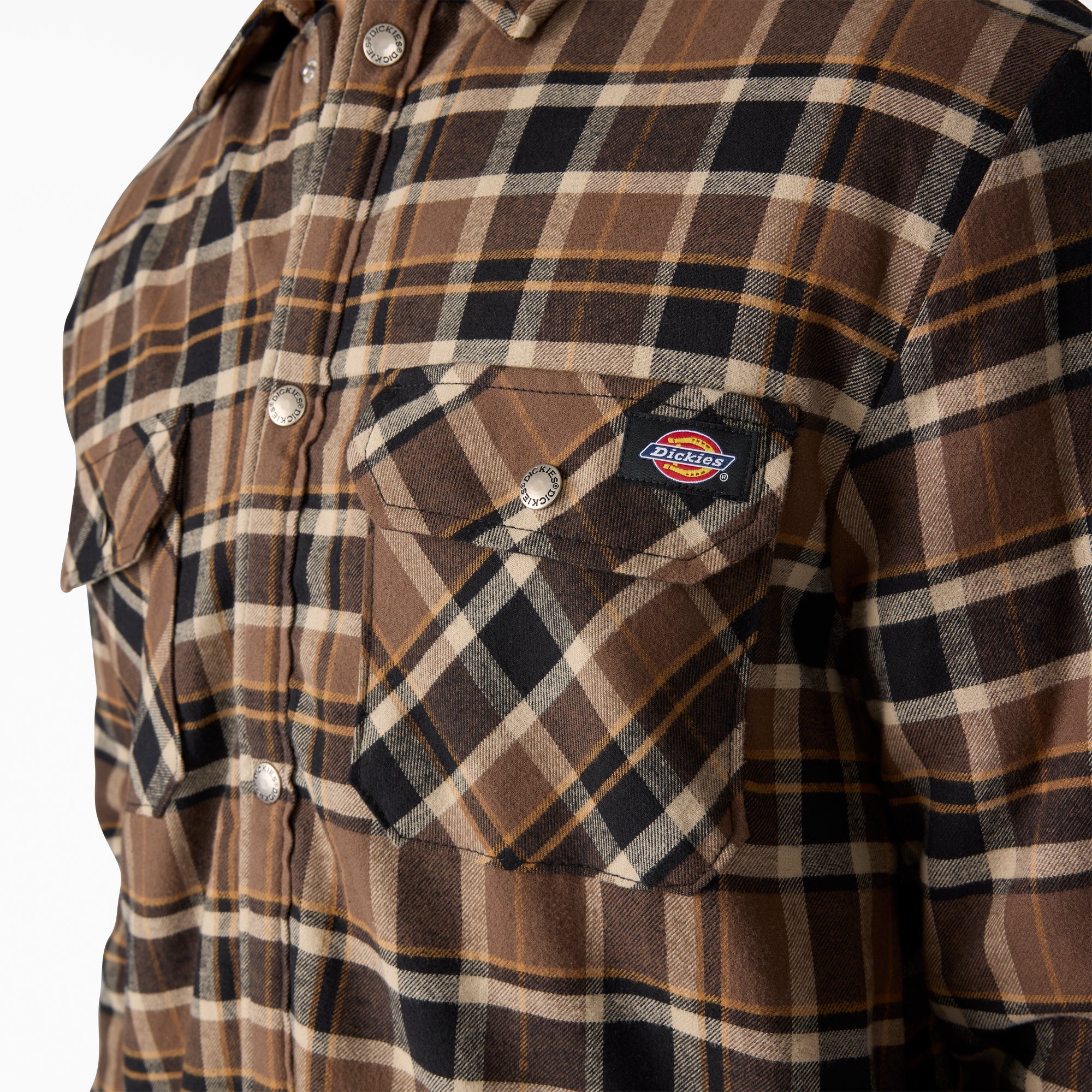 Water Repellent Fleece-Lined Flannel Shirt Jacket | Dickies