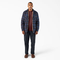 Water Repellent Fleece-Lined Flannel Shirt Jacket | Dickies