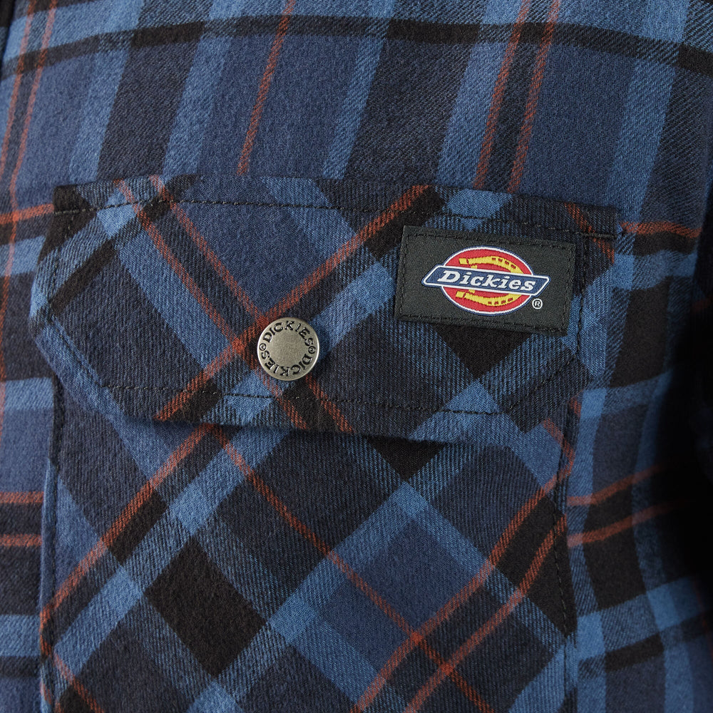 Water Repellent Fleece-Lined Flannel Shirt Jacket | Dickies